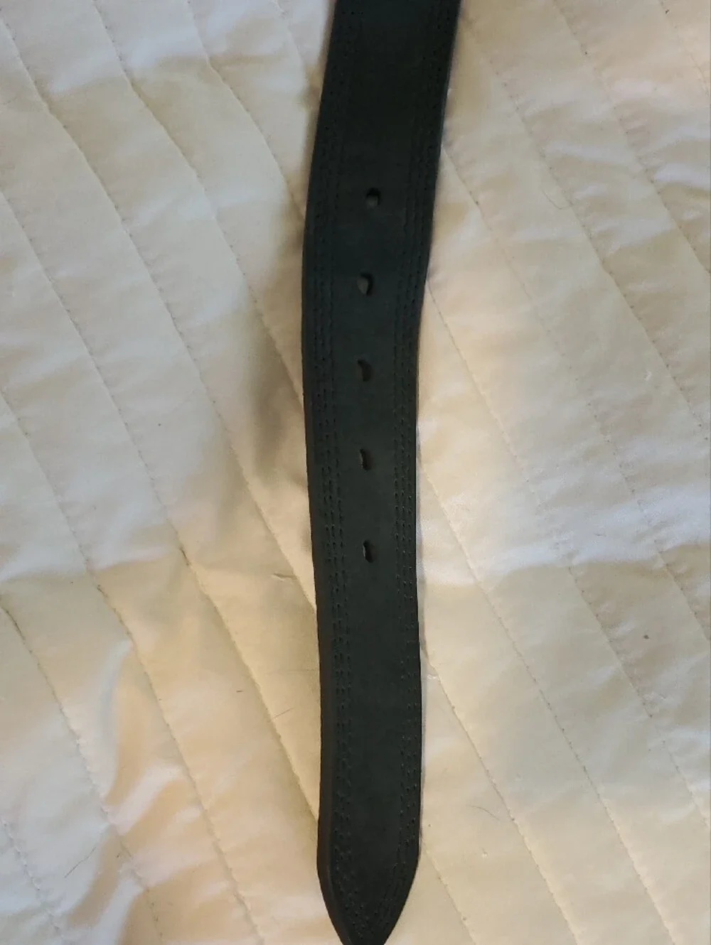 Carhartt Triple Stitched black leather belt
